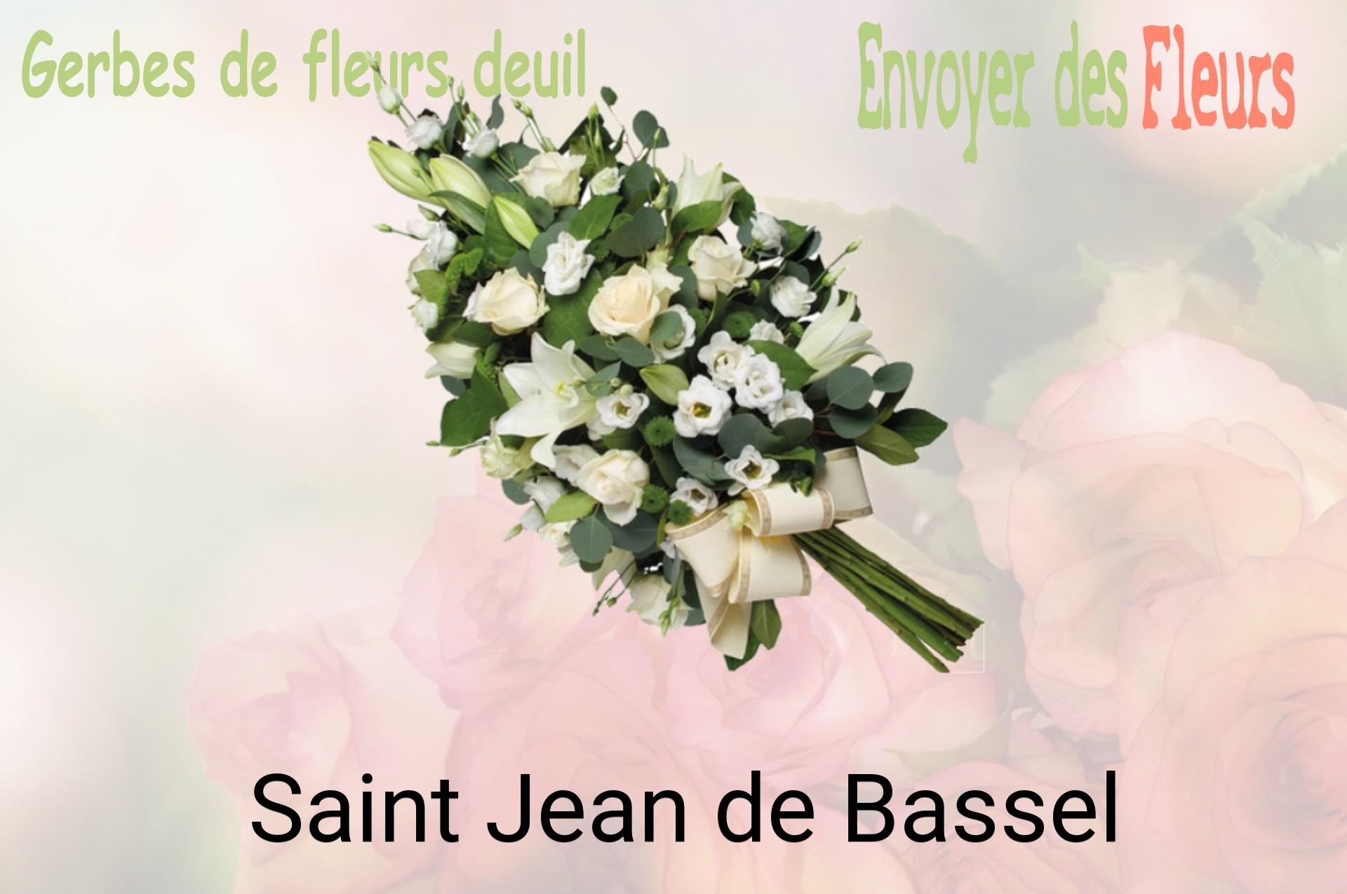 Gerbe de fleurs de deuil livrée à Saint-Jean-de-Bassel